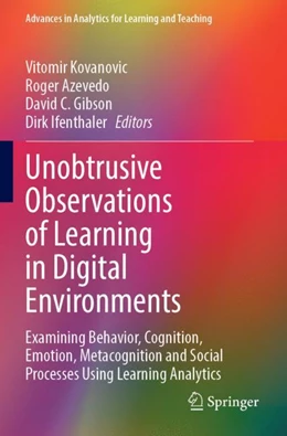 Abbildung von Kovanovic / Lfenthaler | Unobtrusive Observations of Learning in Digital Environments | 1. Auflage | 2024 | beck-shop.de