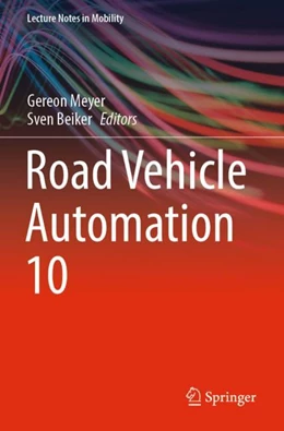 Abbildung von Beiker / Meyer | Road Vehicle Automation 10 | 1. Auflage | 2024 | beck-shop.de