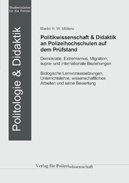 Abbildung von Möllers | Politikwissenschaft & Didaktik an Polizeihochschulen auf dem Prüfstand | 1. Auflage | 2024 | beck-shop.de