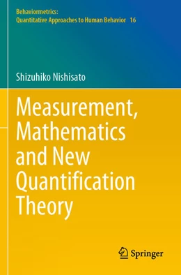 Abbildung von Nishisato | Measurement, Mathematics and New Quantification Theory | 1. Auflage | 2024 | beck-shop.de