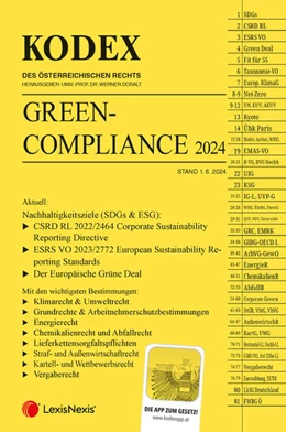 Abbildung von Doralt | KODEX Green Compliance 2024 - inkl. App | 1. Auflage | 2024 | beck-shop.de