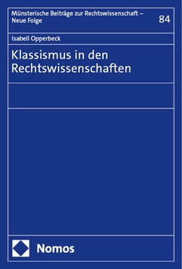 Abbildung von Opperbeck | Klassismus in den Rechtswissenschaften | 1. Auflage | 2024 | 84 | beck-shop.de