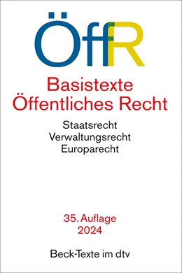 Abbildung von Basistexte Öffentliches Recht: ÖffR | 35. Auflage | 2024 | 5756 | beck-shop.de