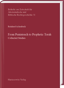 Abbildung von Achenbach | From Pentateuch to Prophetic Torah | 1. Auflage | 2024 | beck-shop.de