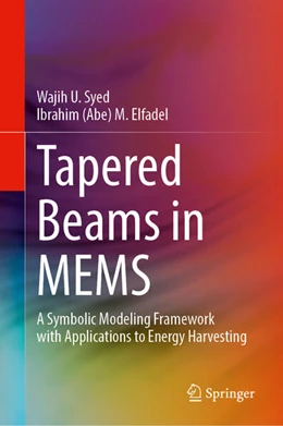 Abbildung von Syed / Elfadel | Tapered Beams in MEMS | 1. Auflage | 2024 | beck-shop.de