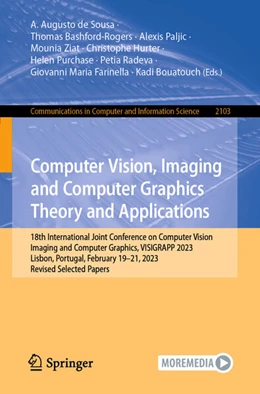 Abbildung von de Sousa / Bashford-Rogers | Computer Vision, Imaging and Computer Graphics Theory and Applications | 1. Auflage | 2024 | 2103 | beck-shop.de