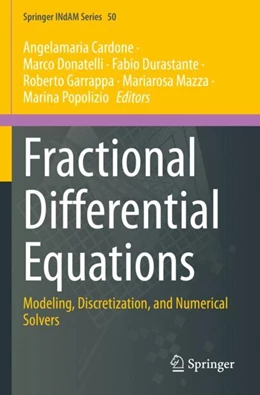 Abbildung von Cardone / Donatelli | Fractional Differential Equations | 1. Auflage | 2024 | 50 | beck-shop.de