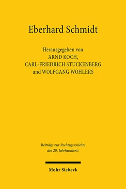 Abbildung von Koch / Stuckenberg | Eberhard Schmidt | 1. Auflage | 2024 | 126 | beck-shop.de