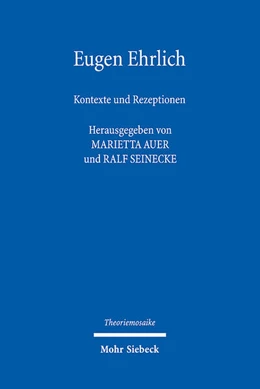 Abbildung von Auer / Seinecke | Eugen Ehrlich | 1. Auflage | 2024 | beck-shop.de