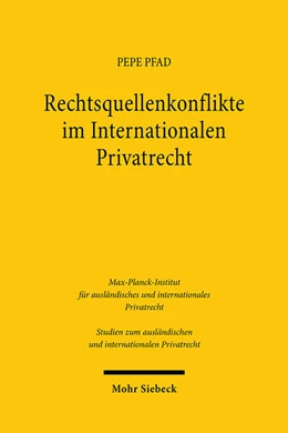 Abbildung von Pfad | Rechtsquellenkonflikte im Internationalen Privatrecht | 1. Auflage | 2024 | beck-shop.de