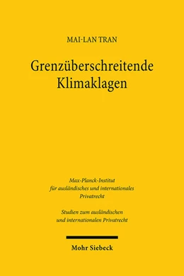 Abbildung von Tran | Grenzüberschreitende Klimaklagen | 1. Auflage | 2024 | beck-shop.de