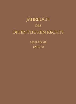 Abbildung von Lepsius / Nußberger | Jahrbuch des öffentlichen Rechts der Gegenwart. Neue Folge | 1. Auflage | 2024 | 72 | beck-shop.de