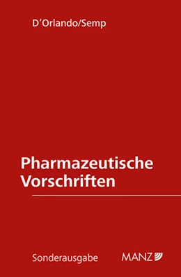Abbildung von D'Orlando / Semp | Pharmazeutische Vorschriften | 1. Auflage | 2024 | 48 | beck-shop.de