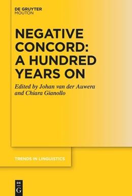 Abbildung von van der Auwera / Gianollo | Negative Concord: A Hundred Years On | 1. Auflage | 2024 | 385 | beck-shop.de
