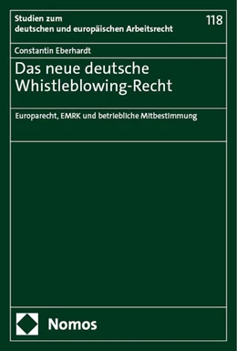 Abbildung von Eberhardt | Das neue deutsche Whistleblowing-Recht | 1. Auflage | 2024 | 118 | beck-shop.de
