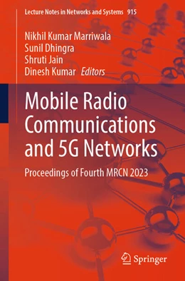 Abbildung von Marriwala / Dhingra | Mobile Radio Communications and 5G Networks | 1. Auflage | 2024 | beck-shop.de