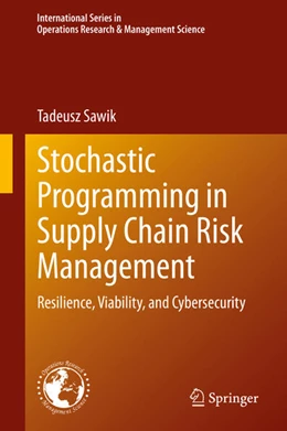 Abbildung von Sawik | Stochastic Programming in Supply Chain Risk Management | 1. Auflage | 2024 | beck-shop.de