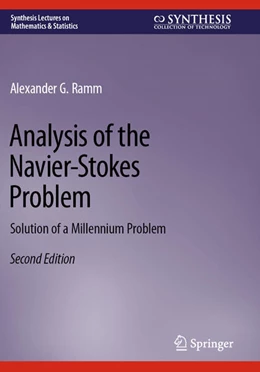 Abbildung von Ramm | Analysis of the Navier-Stokes Problem | 2. Auflage | 2024 | beck-shop.de