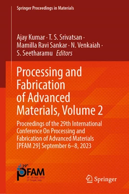 Abbildung von Kumar / Srivatsan | Processing and Fabrication of Advanced Materials, Volume 2 | 1. Auflage | 2024 | 53 | beck-shop.de