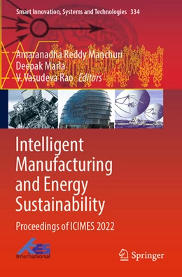 Abbildung von Manchuri / Marla | Intelligent Manufacturing and Energy Sustainability | 1. Auflage | 2024 | 334 | beck-shop.de