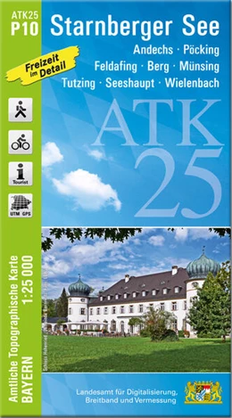 Abbildung von Landesamt für Digitalisierung | ATK25-P10 Starnberger See (Amtliche Topographische Karte 1:25000) | 1. Auflage | 2024 | beck-shop.de