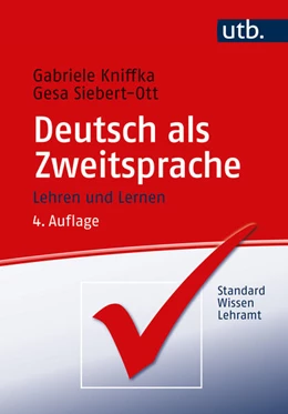 Abbildung von Kniffka / Siebert-Ott | Deutsch als Zweitsprache | 4. Auflage | 2023 | beck-shop.de