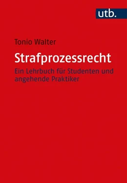 Abbildung von Walter | Strafprozessrecht | 1. Auflage | 2020 | beck-shop.de