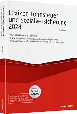 Abbildung von Lexikon Lohnsteuer und Sozialversicherung 2024 plus Onlinezugang | 1. Auflage | 2024 | beck-shop.de