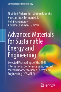 Abbildung von Elkhattabi / Boutahir | Advanced Materials for Sustainable Energy and Engineering | 1. Auflage | 2024 | beck-shop.de