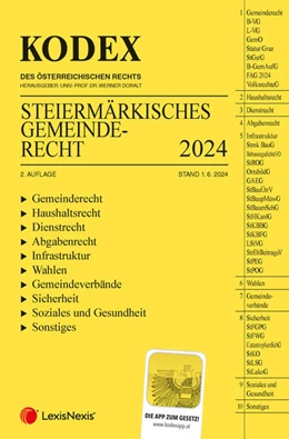 Abbildung von Doralt | KODEX Steiermärkisches Gemeinderecht 2024 - inkl. App | 2. Auflage | 2024 | beck-shop.de