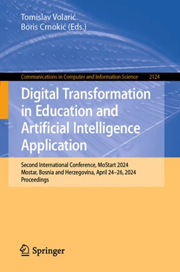 Abbildung von Volaric / Crnokic | Digital Transformation in Education and Artificial Intelligence Application | 1. Auflage | 2024 | beck-shop.de