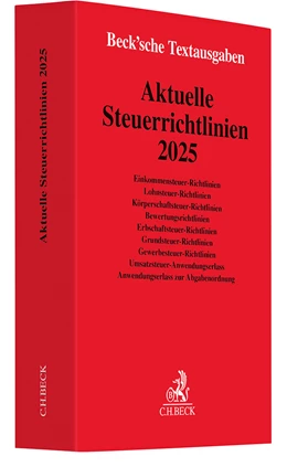 Abbildung von Aktuelle Steuerrichtlinien 2025 | 1. Auflage | 2025 | beck-shop.de