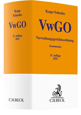 Abbildung von Kopp / Schenke | Verwaltungsgerichtsordnung: VwGO | 31. Auflage | 2025 | beck-shop.de