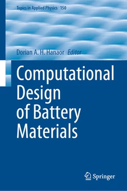 Abbildung von Hanaor | Computational Design of Battery Materials | 1. Auflage | 2024 | beck-shop.de