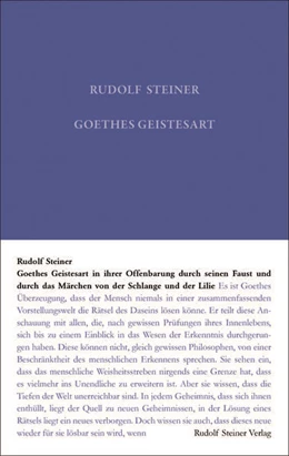 Abbildung von Steiner / Rudolf Steiner Nachlassverwaltung | Goethes Geistesart | 8. Auflage | 2024 | beck-shop.de