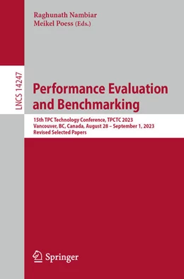 Abbildung von Nambiar / Poess | Performance Evaluation and Benchmarking | 1. Auflage | 2024 | 14247 | beck-shop.de