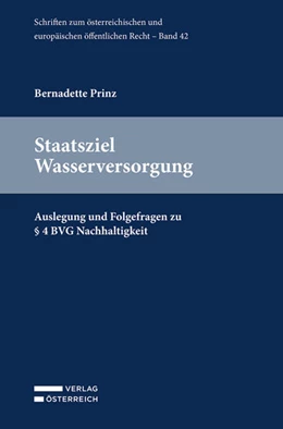 Abbildung von Prinz | Staatsziel Wasserversorgung | 1. Auflage | 2024 | beck-shop.de