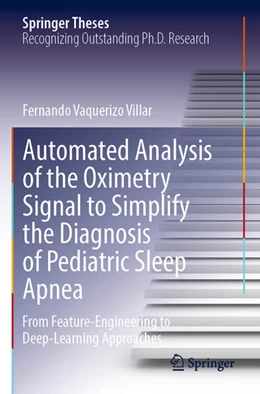 Abbildung von Vaquerizo Villar | Automated Analysis of the Oximetry Signal to Simplify the Diagnosis of Pediatric Sleep Apnea | 1. Auflage | 2024 | beck-shop.de
