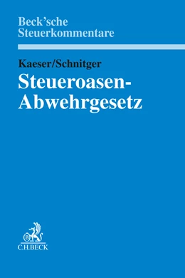 Abbildung von Kaeser / Schnitger | Steueroasen-Abwehrgesetz: StAbwG | 1. Auflage | 2025 | beck-shop.de