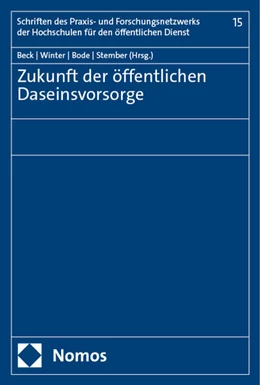 Abbildung von Beck / Winter | Zukunft der öffentlichen Daseinsvorsorge | 1. Auflage | 2024 | 15 | beck-shop.de