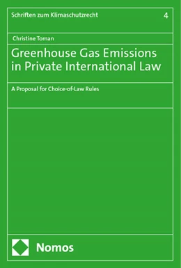 Abbildung von Toman | Greenhouse Gas Emissions in Private International Law | 1. Auflage | 2024 | 4 | beck-shop.de