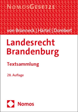 Abbildung von von Brünneck / Härtel | Landesrecht Brandenburg | 28. Auflage | 2024 | beck-shop.de