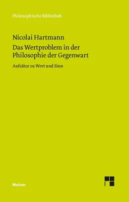 Abbildung von Hartmann / Kalckreuth | Das Wertproblem in der Philosophie der Gegenwart | 1. Auflage | 2024 | beck-shop.de