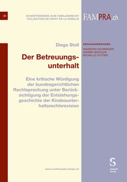Abbildung von Stoll | Der Betreuungsunterhalt | 1. Auflage | 2024 | 30 | beck-shop.de
