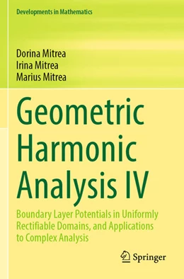 Abbildung von Mitrea | Geometric Harmonic Analysis IV | 1. Auflage | 2024 | beck-shop.de