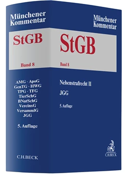 Abbildung von Münchener Kommentar zum Strafgesetzbuch: StGB, Band 8: Nebenstrafrecht II, JGG (Auszug) | 5. Auflage | 2025 | beck-shop.de