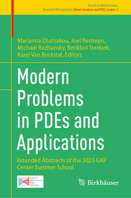 Abbildung von Chatzakou / Restrepo | Modern Problems in PDEs and Applications | 1. Auflage | 2024 | beck-shop.de