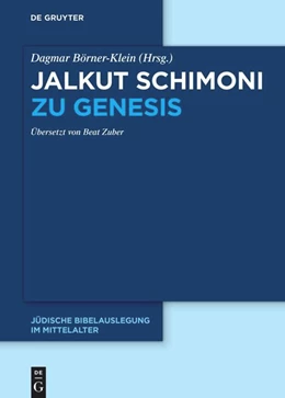 Abbildung von Börner-Klein | Jalkut Schimoni zu Genesis | 1. Auflage | 2024 | beck-shop.de
