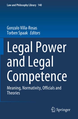 Abbildung von Spaak / Villa-Rosas | Legal Power and Legal Competence | 1. Auflage | 2024 | beck-shop.de