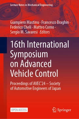 Abbildung von Mastinu / Braghin | 16th International Symposium on Advanced Vehicle Control | 1. Auflage | 2024 | beck-shop.de